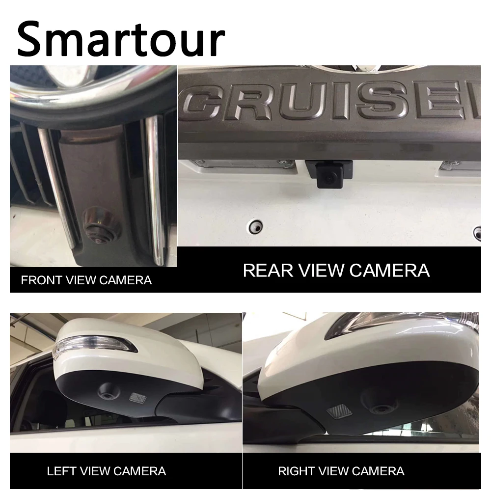 Smartour car 360 градусов птичий вид панорамная система объемного вида камера специально для Toyota Prado Land Cruiser DVR Запись