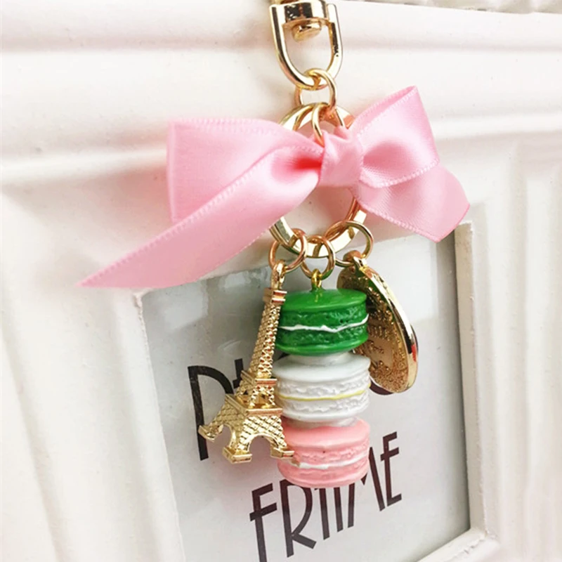 Маленькие Брелоки для ключей связка из металлического сплава с бантом