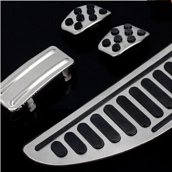 Стайлинг автомобиля подставка из нержавеющей стали накладка на педаль тормоза и