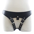 Стринги женские из искусственной кожи, цвет в ассортименте, M L XL XXL, размера плюс