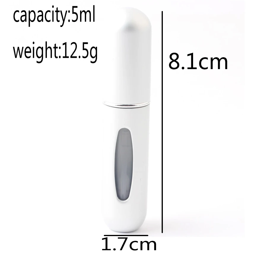Дорожный удобный пустой мини спрей для парфюма 5 мл|cosmetic container|empty atomizermini refillable |