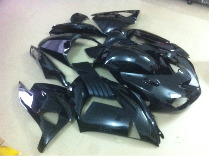Набор обтекателей для Kawasaki Ninja ZX14R 06 11 черные Обтекатели 2006 2011 HB15| |