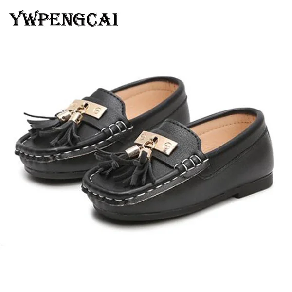 

Size 21-30 Spring Autumn Kids Shoes Boys Tassel Casual Shoes Metal Decoration Boys Loafers #8IC0230
