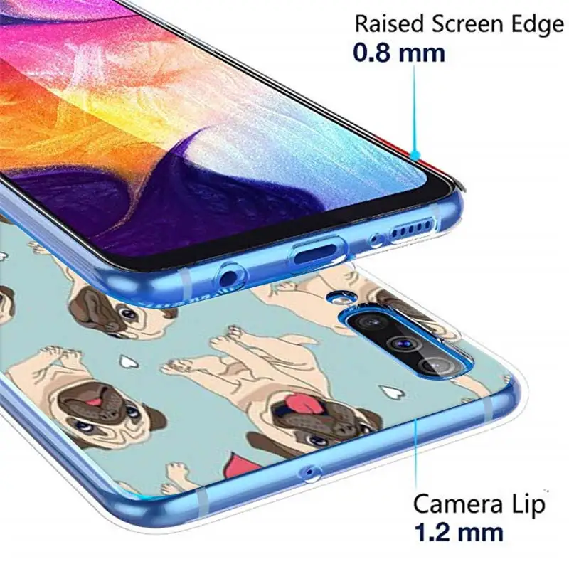 Силиконовые чехлы для samsung Galaxy A10 A30 A40 A50 A70 A6 A7 A8+ A9 M30 M50 из ТПУ