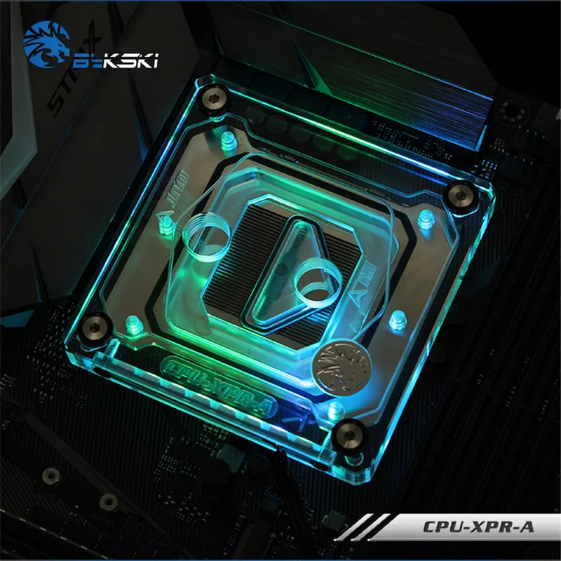 Bykski Процессор воды блок Поддержка intel 2011 1151X299 для компьютера PC система охлаждения Процессор-XPR-A