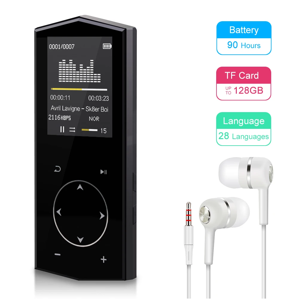 Саго M1 Bluetooth 4 1 Сенсорный экран MP3 Плеер 8 & quot Цвет Экран без потери качества звука