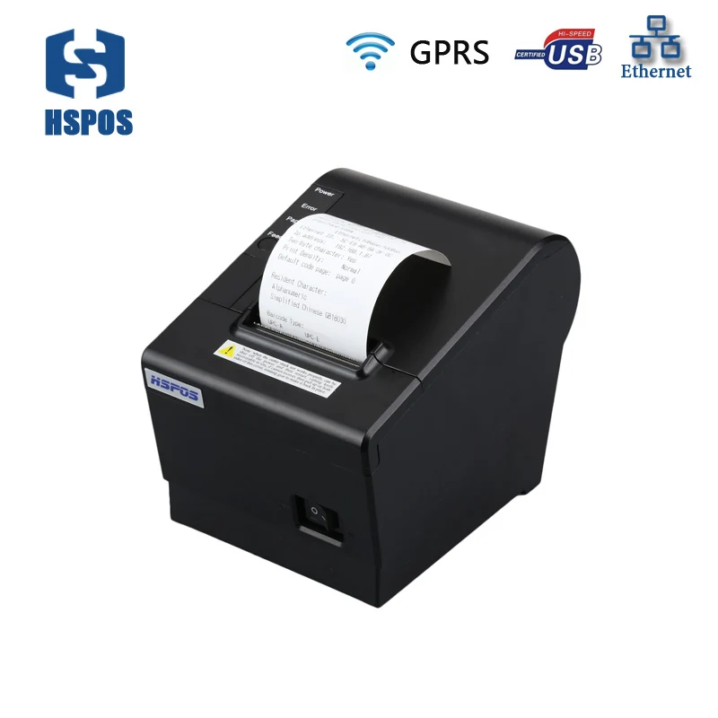 2 дюйма Wi Fi пос чековый принтер pos58 GPRS с usb и lan порт Поддержка облачной