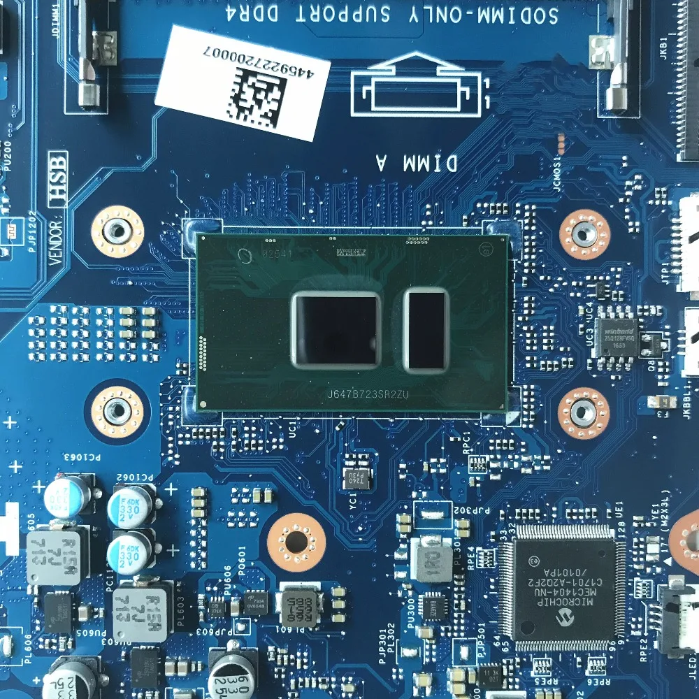 Материнская плата для ноутбука DELL Inspiron 15 5567 5767 DG5G3 0DG5G3 с SR2ZU i5 7200U BAL20 LA D802P DDR4 MB 100%
