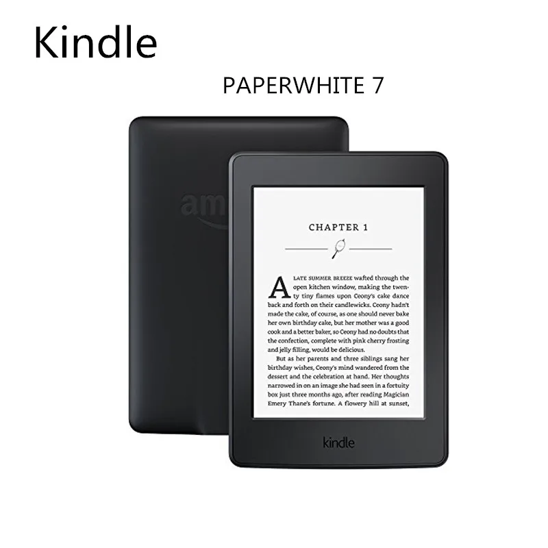 Kindle Paperwhite 7 поколения Электронная книга ридер встроенный светильник 6 дюймов 4 Гб электронная книга ридер E-ink читалка