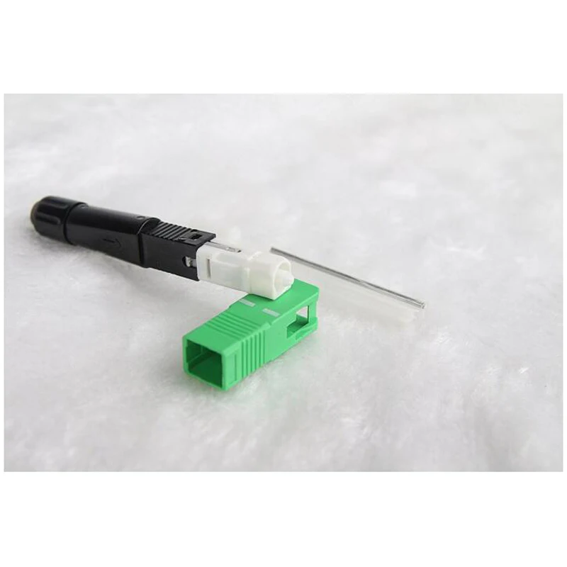 Free shipping 100pcs SC/APC Hot melt Fiber Optic Quick Connector SC APC FTTH Fast single-mode On | Мобильные телефоны и