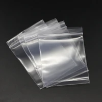30 100pcsbag 465768710812cm zipped lock reclosable plastic poly clear bags bulk jewelry craft accessory packaging