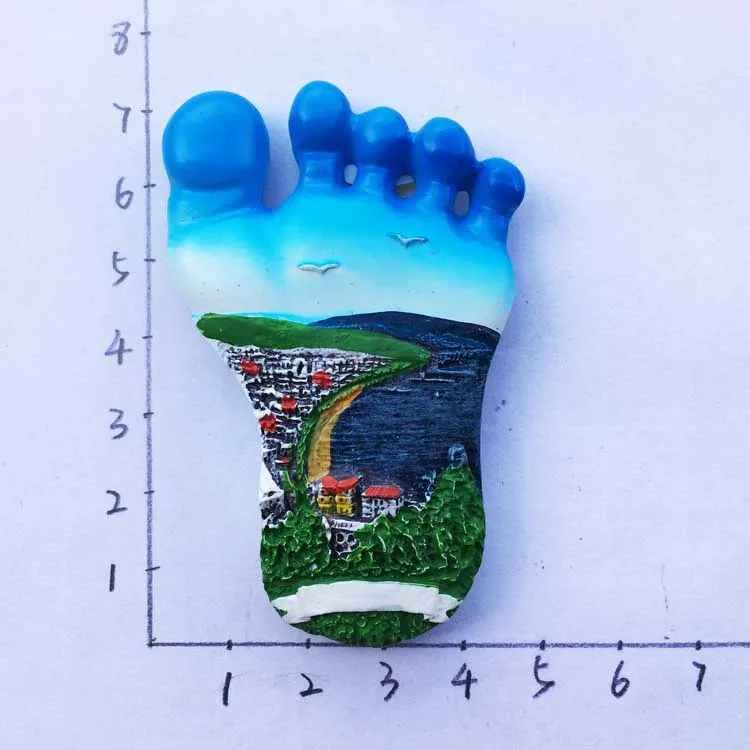

New 3D Resin Handmade Bali, Indonesia Nusa Lembongan Beach Souvenir Fridge Magnet Refrigerator Magnetic Stickers Home Decoration