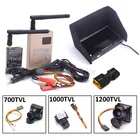 FPV комбинированная система 5,8 ГГц 600 мВт 48CH TS832 передатчик RC832H RC832 приемник 7-дюймовый ЖК-дисплей 1024x600 монитор 700TVL  1200TVL камера