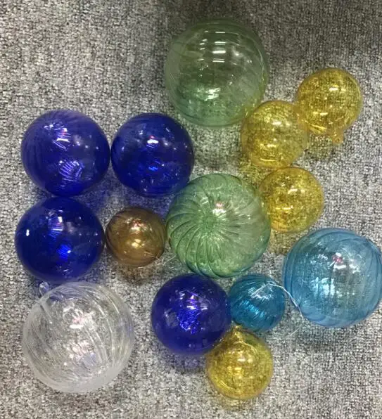 Goede Premium Europese Zitkamer Licht Handgeblazen Glazen Spiraal Glas En Ballen Kristallen Kroonluchter