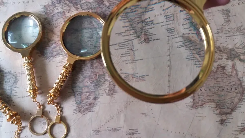 Розничная и оптовая продажа винтажные брендовые Золотые очки с увеличительным