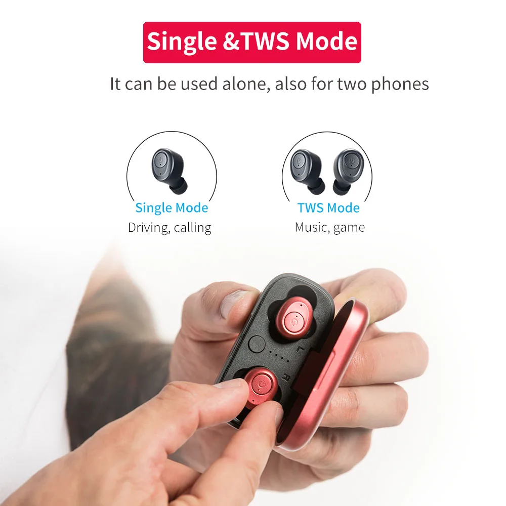 IPUDIS iT01 Bluetooth наушники V5.0 беспроводные TWS мини стереонаушники HiFi гарнитура с