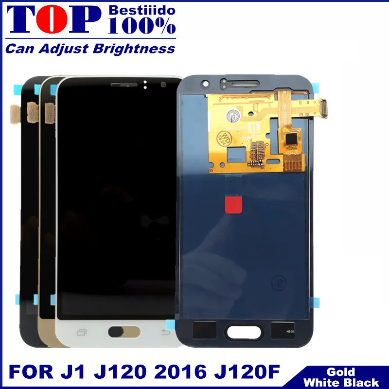 Запасной ЖК дисплей для samsung Galaxy J1 J120 2016 J120F J120H кодирующий преобразователь
