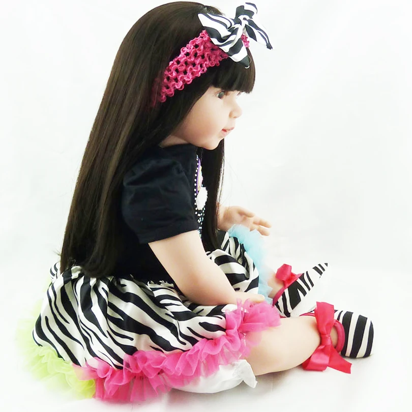 Реалистичная силиконовая виниловая кукла Реборн 55 см|vinyl reborn|doll rebornsimulation doll |