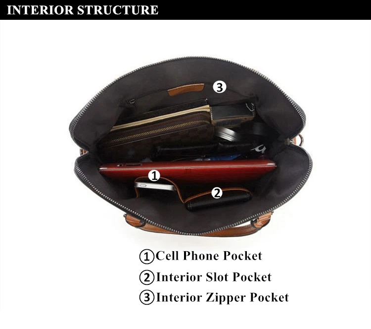 Burminsa Офисная Женская Натуральная кожа Большой деловой портфель для женщин 14 дюймов ноутбук сумки высокого качества сумка через плечо