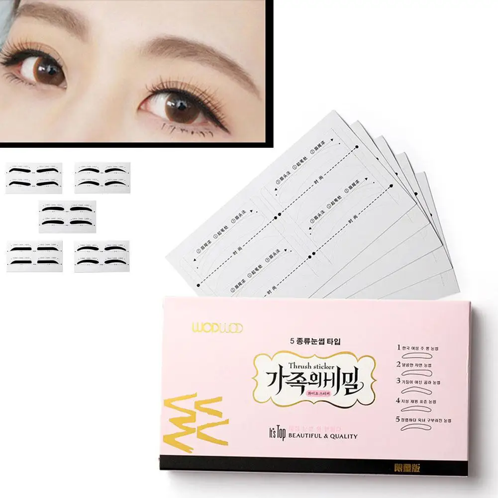 10 шт./компл. шаблон для ухода за бровями карточка рисования бровей Трафарет