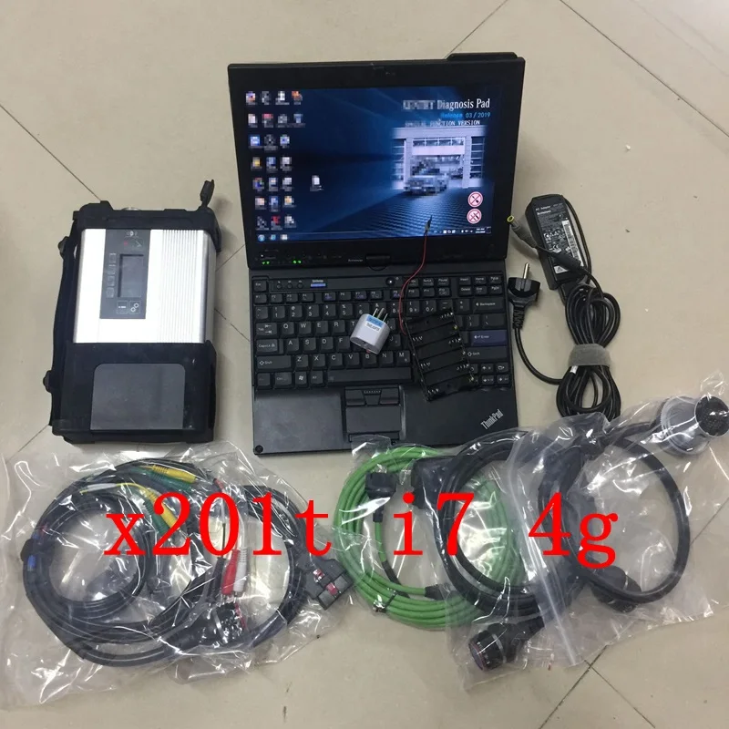 

mb star c5 star diagnosis c5 for mb newest scanner+software ssd 2020.09V+ new arrival tablet x201t (4g, i7) for thinkpad