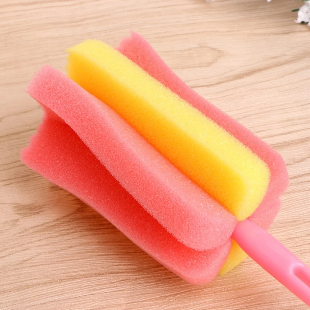 Hot Cute Standing Style Sponge Brush Milk Bottle Cup Washing Cleaning Kitchen Tool | Дом и сад