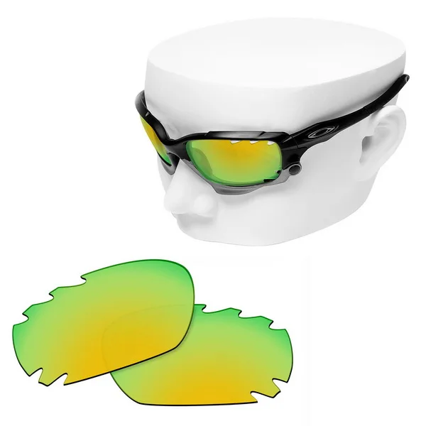 24K Gold Mirror OOWLIT поляризованные Сменные линзы для-Oakley Jawbone вентилируемый солнцезащитные очки - Цвет линз: 24K Gold Mirror