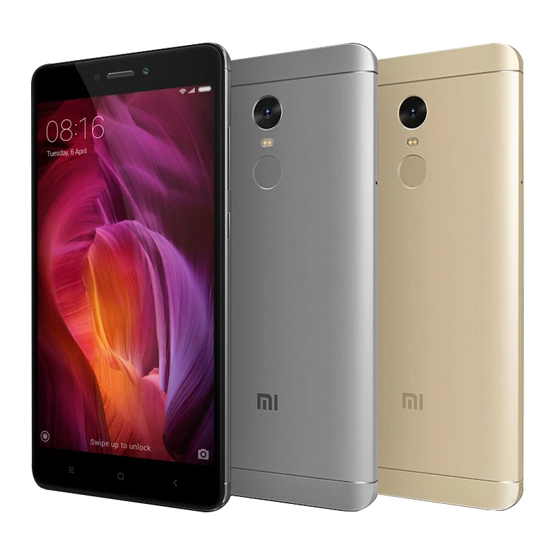 Глобальный версия xiaomi redmi note 4 qualcomm 3 ГБ 32 мобильного телефона snapdragon 625 octa core 13mp miui 8.1