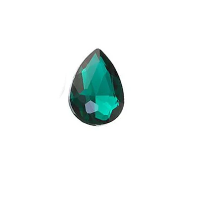Green Zircon Остроконечные стеклянные стразы каплевидные 10x14 мм 13x18 мм все цвета 50 шт. вечерние украшения на платье склеивающие Стразы для дизайна ногтей - Цвет: Green Zircon