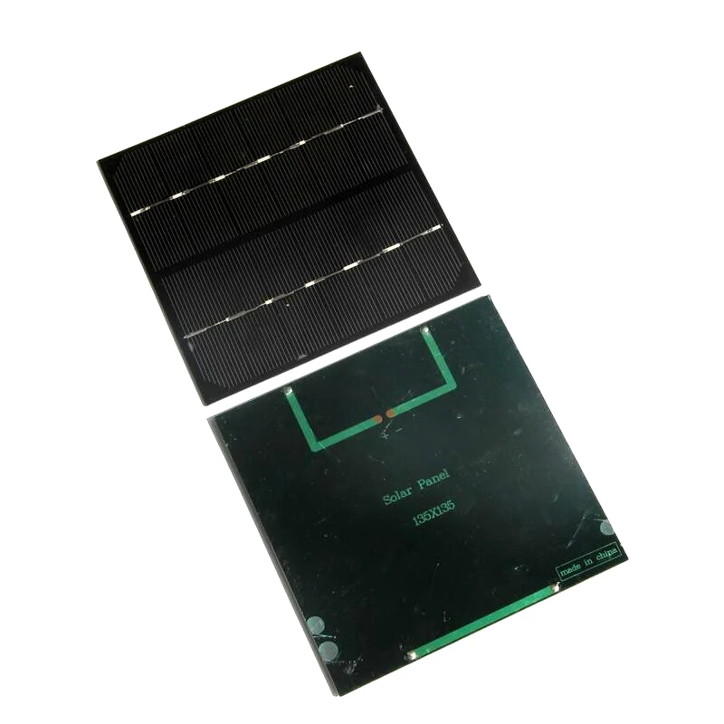 

2.8W 6V Solar Cell Monocrystalline Solar Panel DIY Solar Battery Charger For 3.7V Education kits10pcs/lot Free Shipping