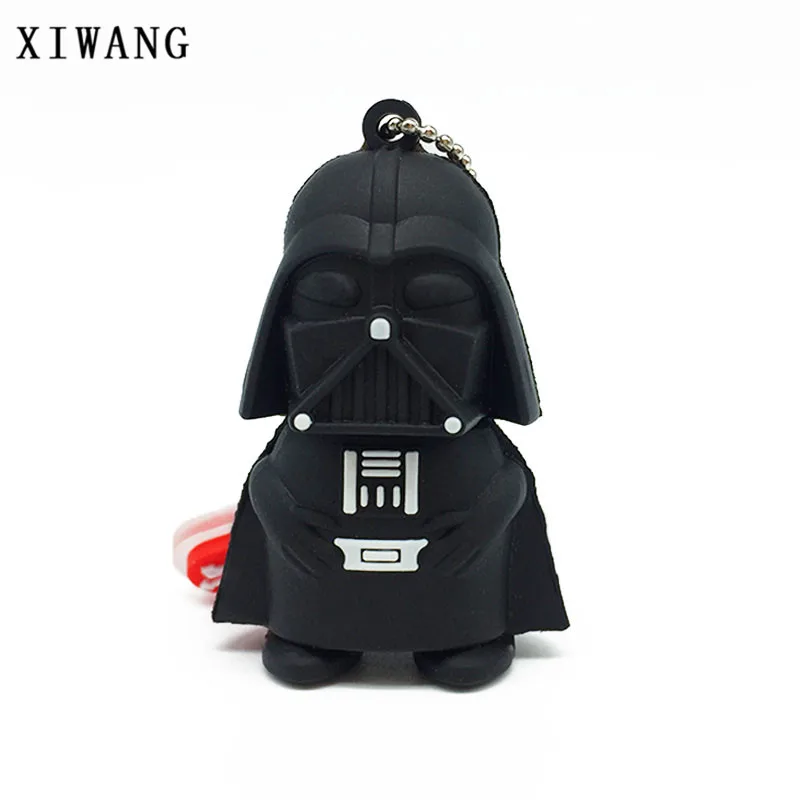 Where Darth Vader USB флеш-накопитель Star Wars 128 ГБ usb 2,0 4 ГБ 8 ГБ флеш-накопитель 16 ГБ 32 ГБ 64 Гб usb-носитель Флешка реальная емкость подарок - Цвет: Where Darth Vader