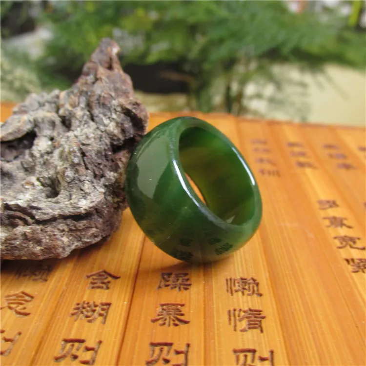 Природный имперский зеленый кольцо из сардоникса ширина мужских и женских