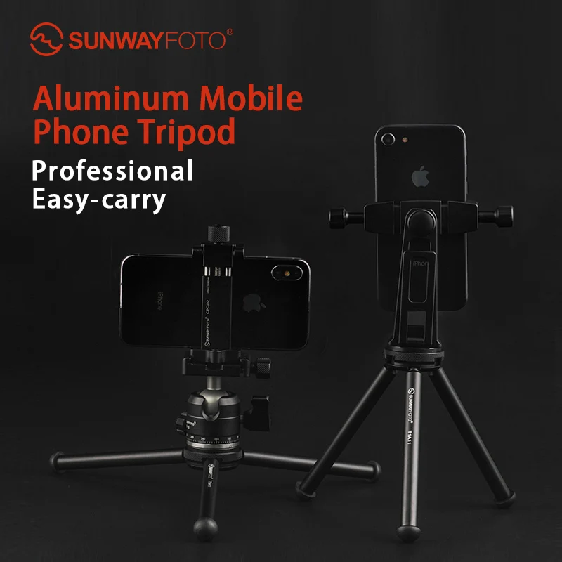 Профессиональный Настольный Штатив SUNWAYFOTO T1A11 II для мини-камеры смартфона штатив