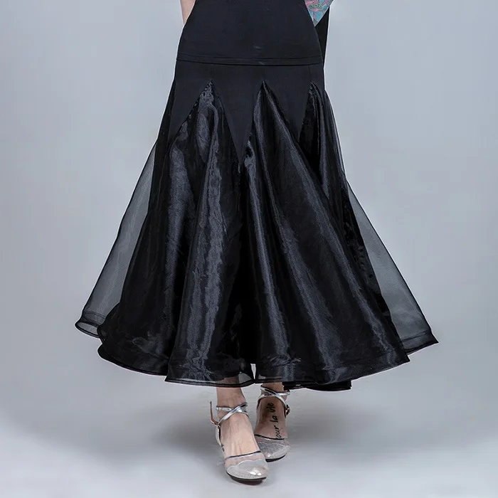 Only skirt Бальное платье для танцев, юбки для женщин, принтованный вальс, стандартный танец, танго, тренировочная одежда, большой подол, фламенко, одежда для выступлений DL3873 - Цвет: Only skirt