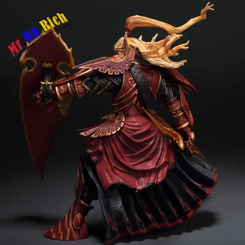 Dettagli Сулла Gioco Wow Elfo Del Sangue паладино Квин Tralan Sunfire Giocattolo ди Carattere ПВХ Рисунок 20 см