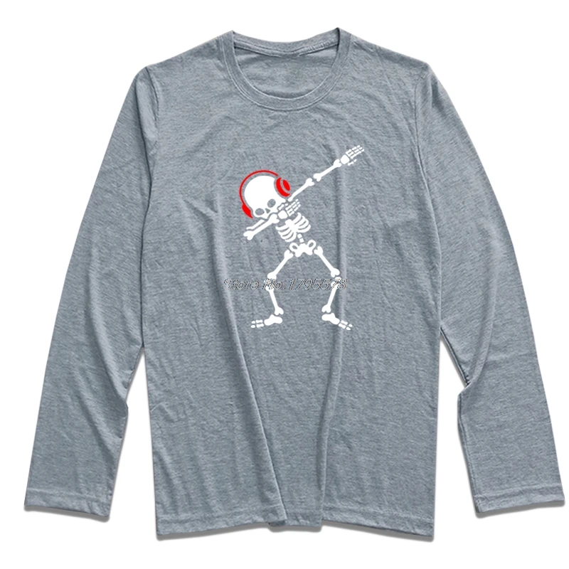 Для мужчин Dabben наушники музыка футболка рок-н-ролл Camiseta с длинным рукавом тяжелый