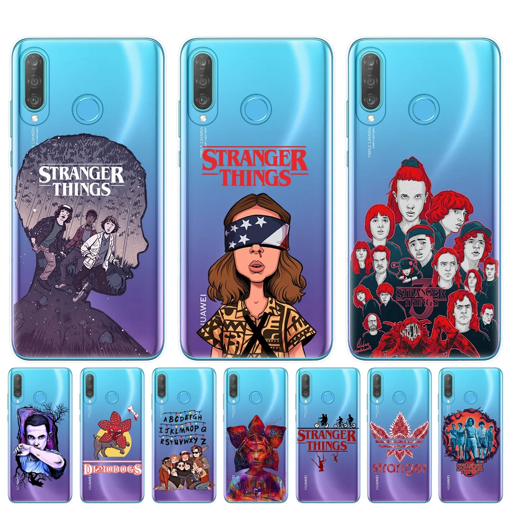 Чехол для телефона Stranger things season 3 2019 мягкий силиконовый чехол из ТПУ Huawei P30 P20 Lite Pro