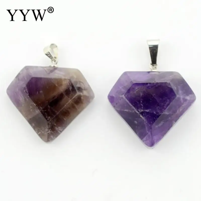 amethyst Лидер продаж натуральный камень, сердечко кулон для Цепочки и ожерелья с подвесками 25x28 мм розовое аметистами кварцевые Lapis Lazuli драгоценный камень кулон DIY колье - Окраска металла: amethyst