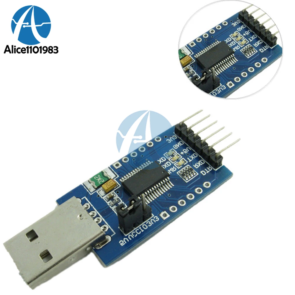 Кабель адаптер FT232RL с USB на последовательный 3 5 В 232 в для Arduino FT232 защита от
