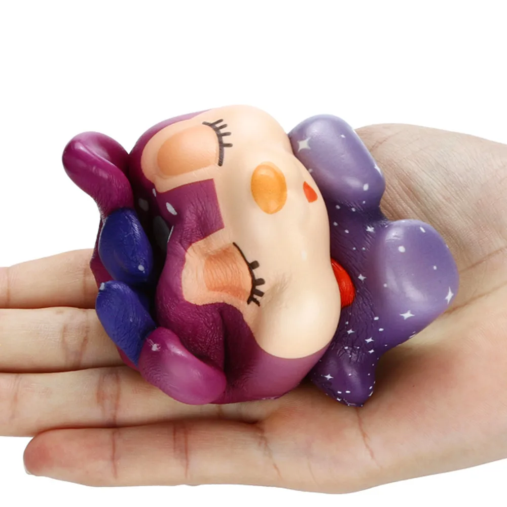 Мягкие игрушки Kawaii Рождественский олень медленно растущий крем
