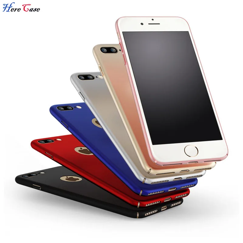 Роскошный Жесткий Пластиковый матовый чехол для iPhone X XS 8 7 6 5S чехлы iphone plus полное