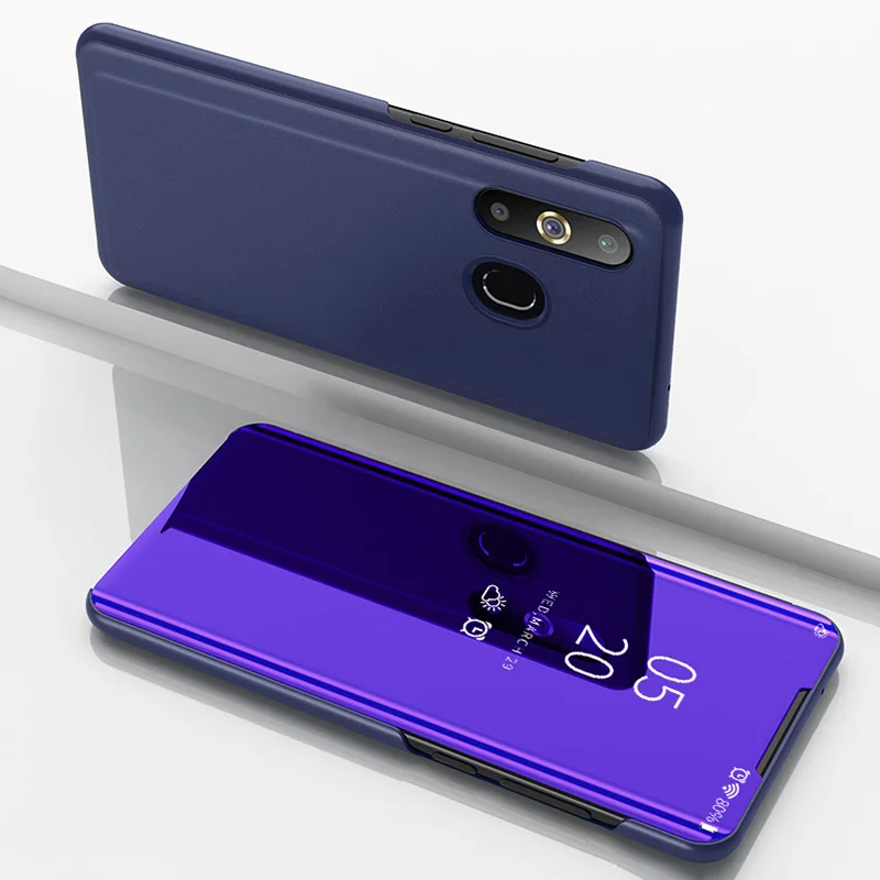 AKABEILA умный зеркальный флип-чехол для телефона samsung Galaxy A30 чехол Прозрачный чехол для samsung A40 A60 A70 A20 чехлы
