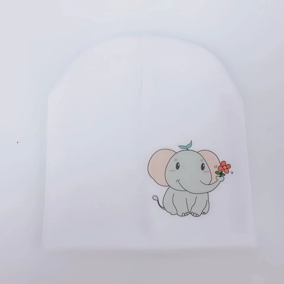 elephant Осенняя модная шапка для малышей с изображением слона, лося, единорога, шапка для маленьких мальчиков и девочек, шапка для детей, шапка для малышей, gorros bebe - Цвет: elephant