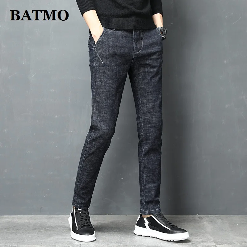 Batmo 2019 Новое поступление высокое качество повседневные тонкие эластичные черные