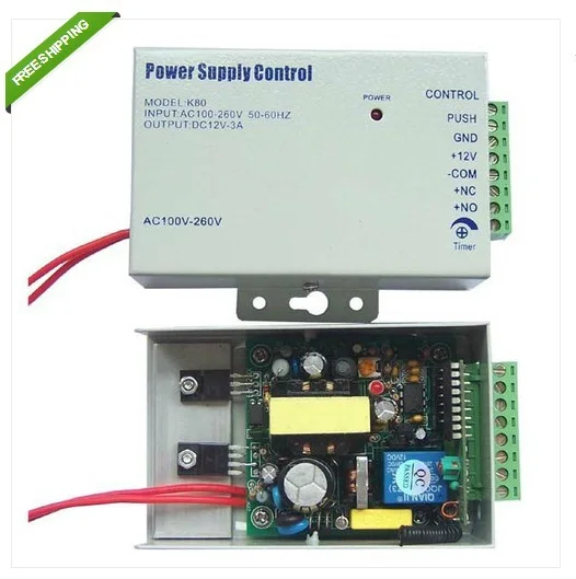

Fast shipping -RFID Card FingerPrint ID Door Access Control Time Attendance biometric lock door buy one get 1 power supply free
