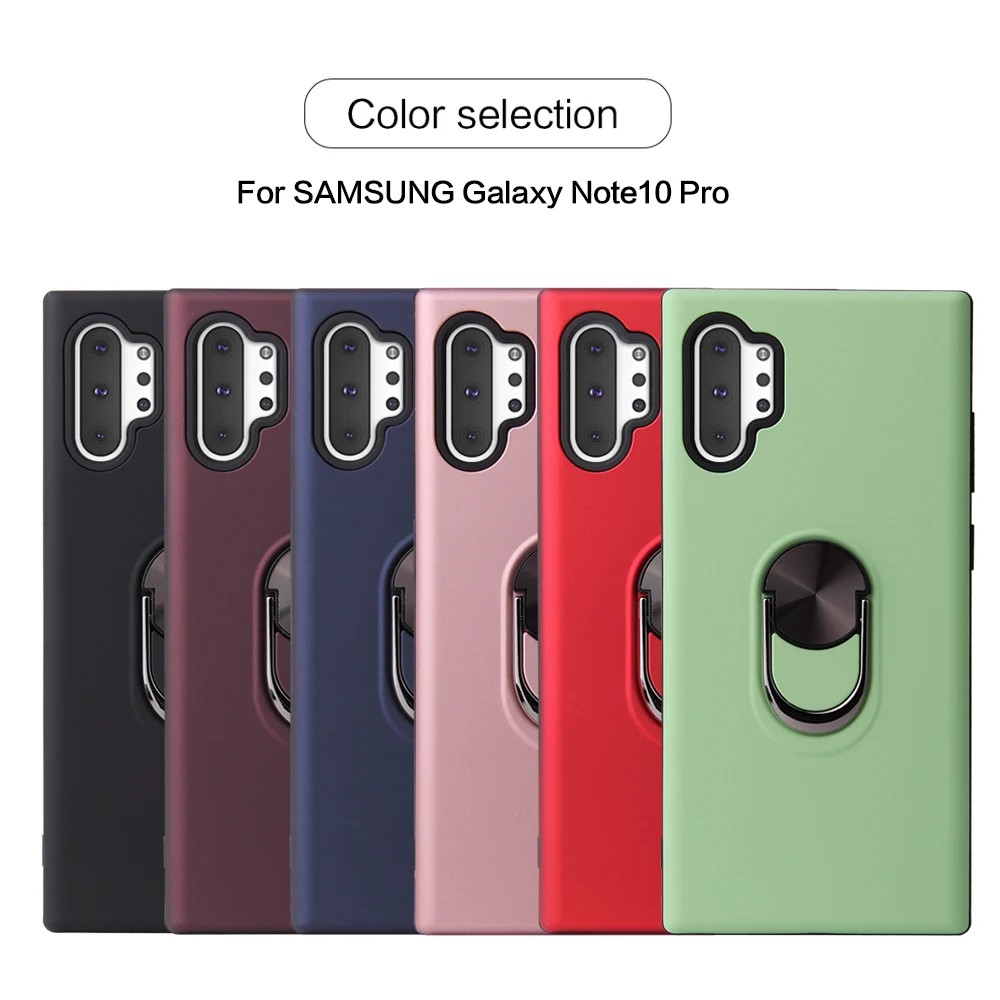 Броня чехол для телефона samsung Galaxy Note 10 Pro S10 Plus E 9 8 подставка держатель