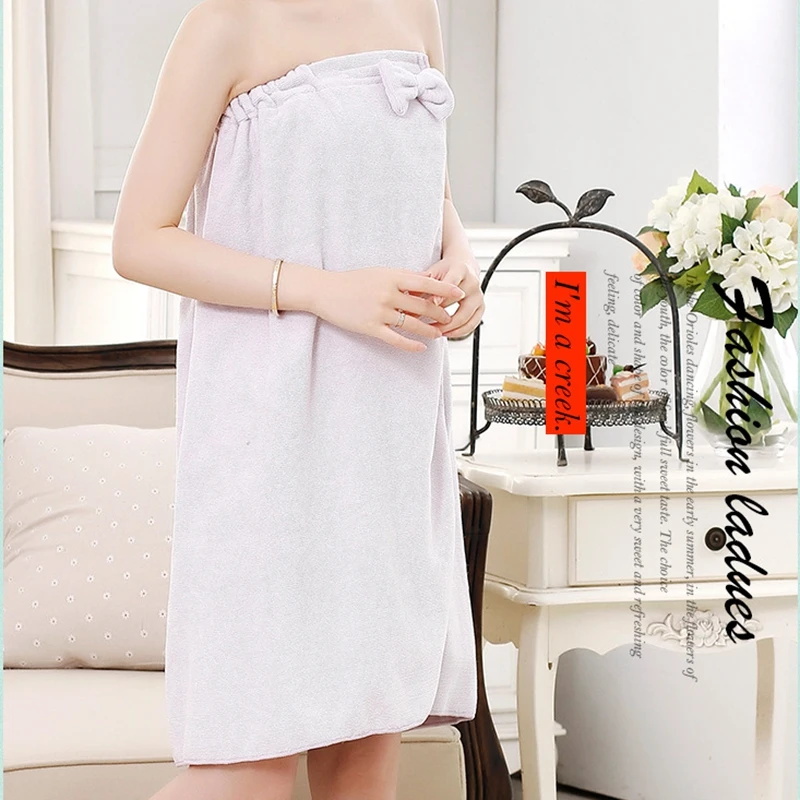 Ufriday Для женщин Полотенца душевые мягкие Обёрточная бумага юбка + волос тюрбан Beach