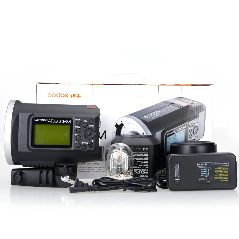 Godox AD600BM Bowens крепление 600Ws GN87 Высокоскоростная синхронизация наружная вспышка