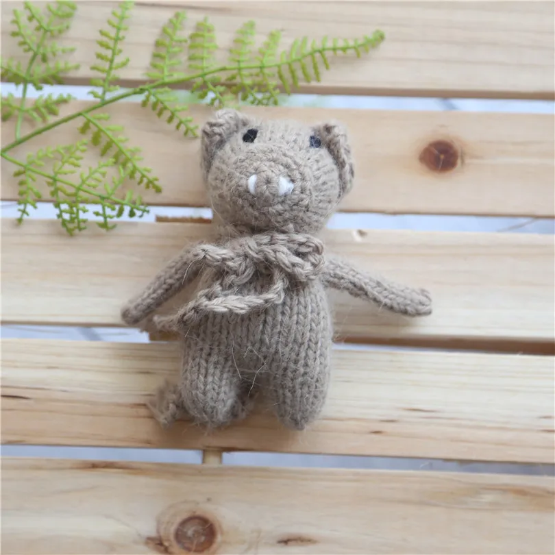 Игрушка вязаная крючком Милая Мини амигуруми миниатюрная свинья кукла мягкие