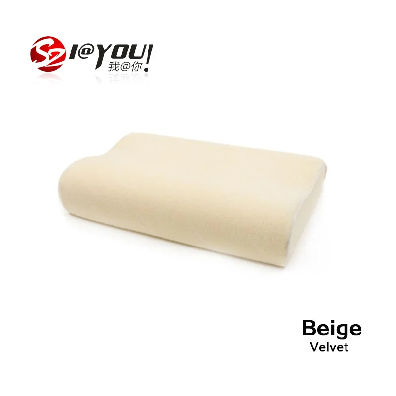 Massage Pillow Health Memory Foam Bamboo Fiber Pillows Adult Wavy 50*30*9/7cm Polyester Bedding SZ09 High Quailty | Дом и сад